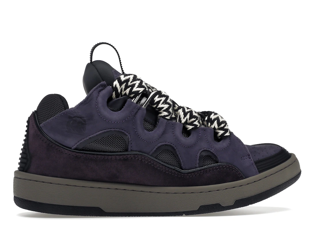 Lanvin Curb Tenisky Fialovo-čierne