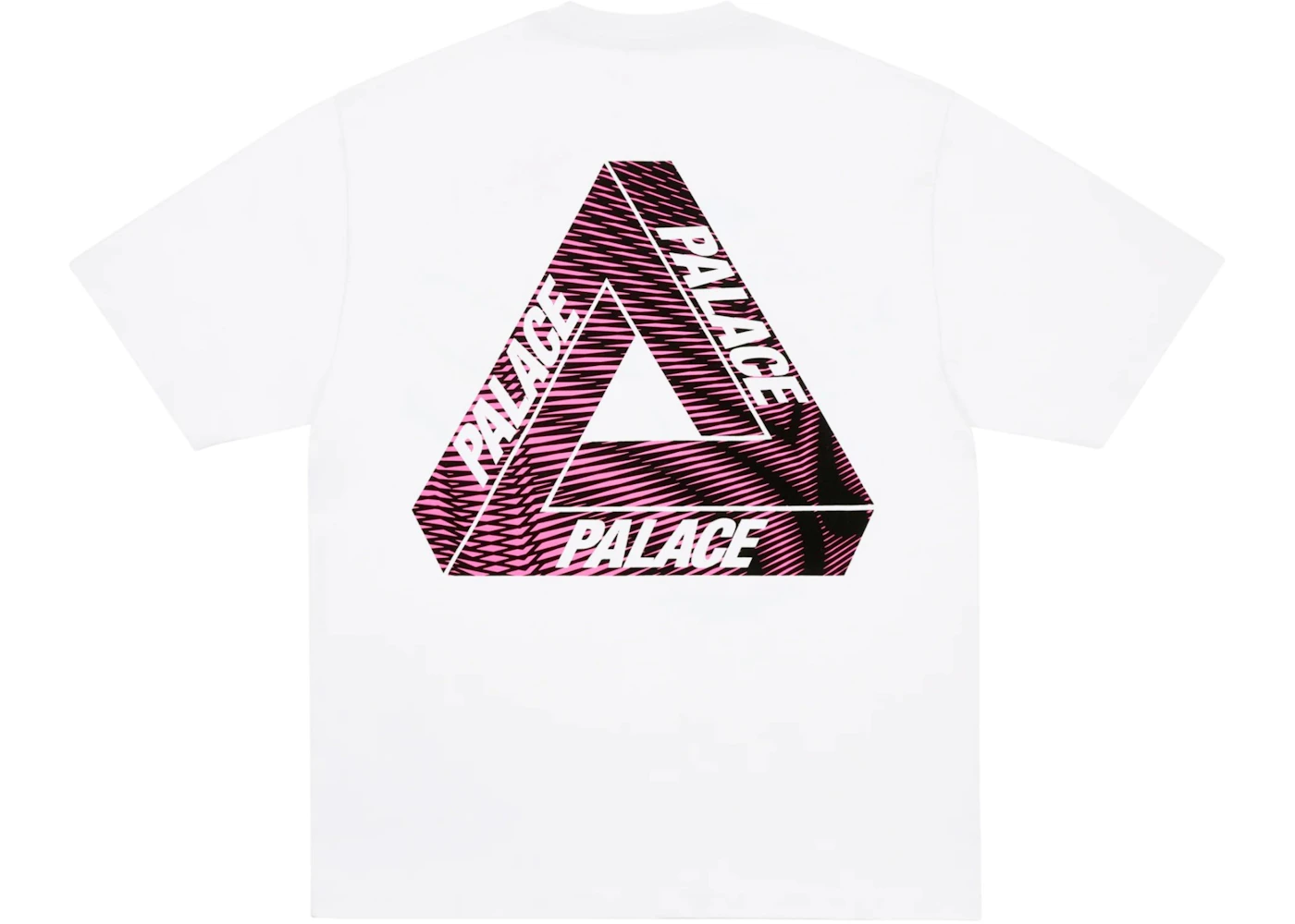 Palace Tri-Vex Tričko White/Pink
