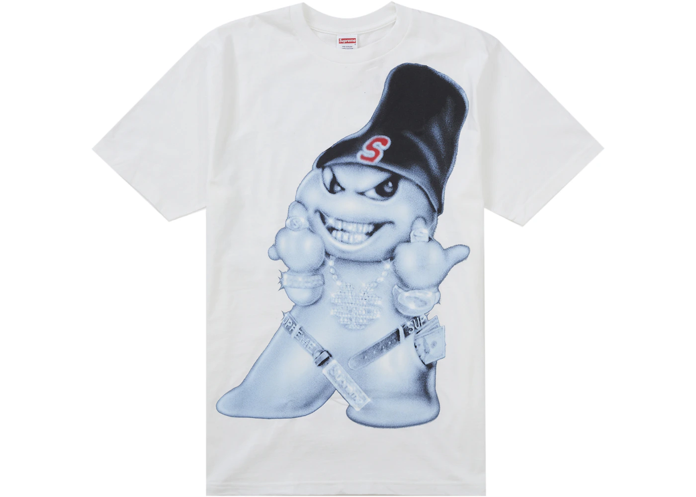 Supreme Snowman tričko biele