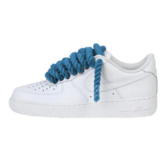 Nike Air Force 1 Low modré lankové šnúrky