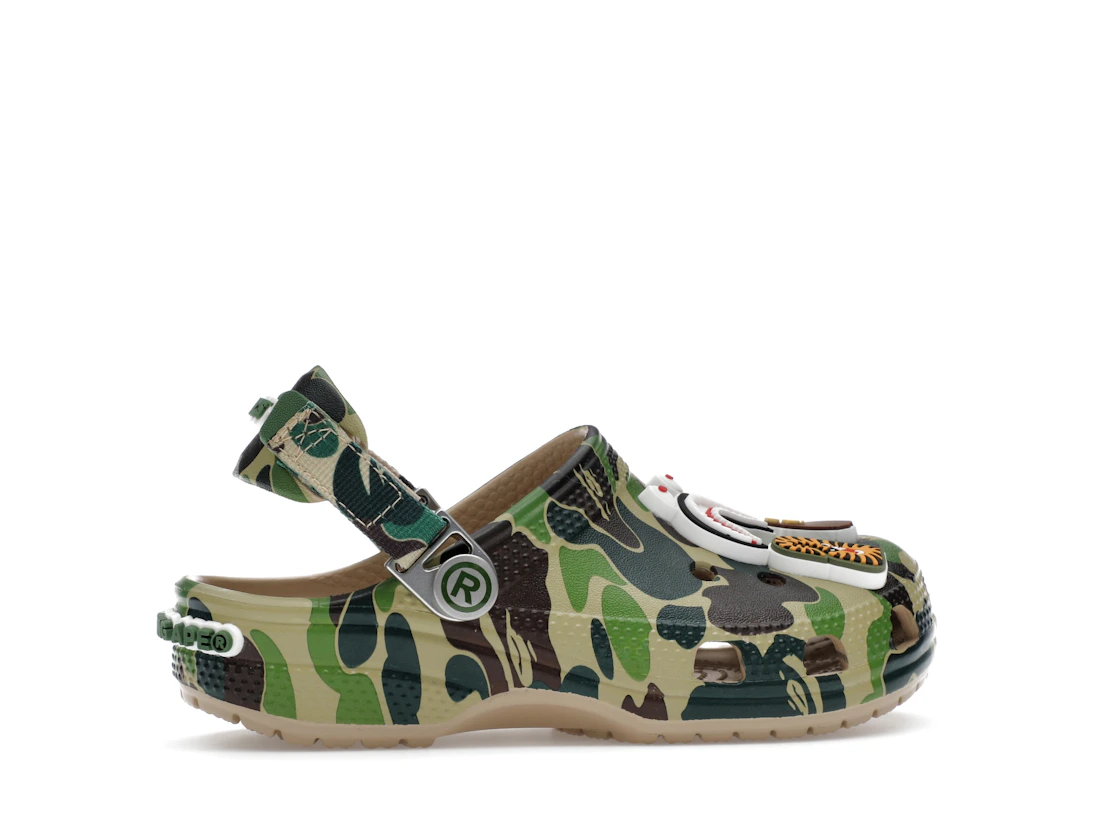 Crocs Classic Clog A Bathing Ape ABC Camo Green (deti)