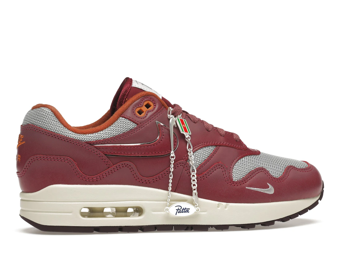 Nike Air Max 1 Patta Waves Rush Maroon (s náramkom)