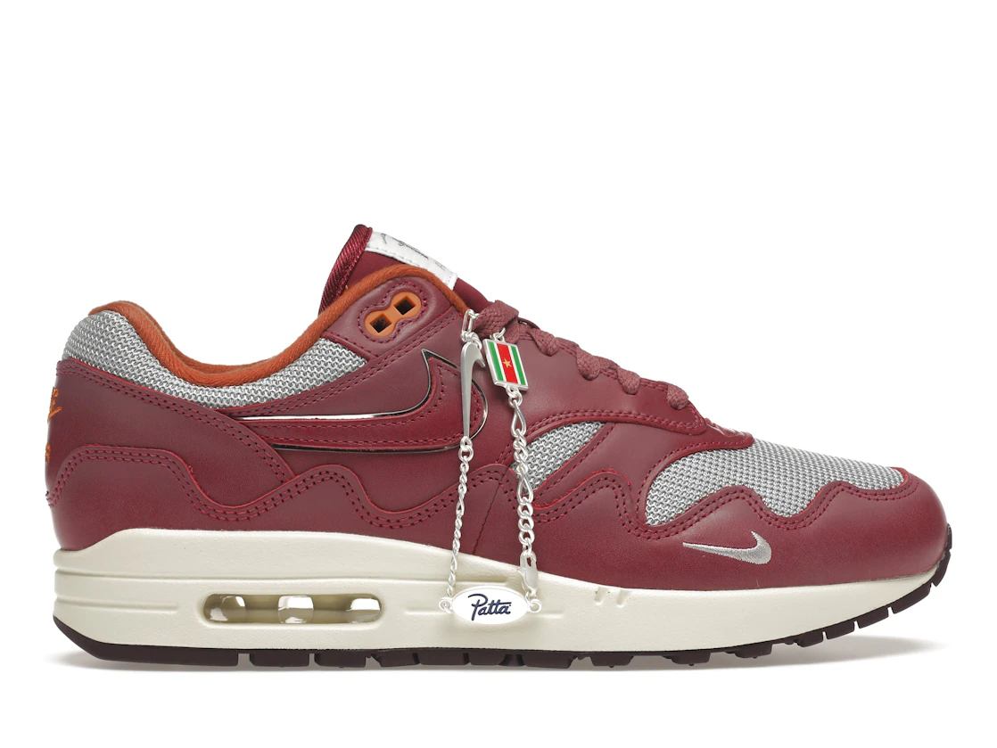 Nike Air Max 1 Patta Waves Rush Maroon (s náramkom)