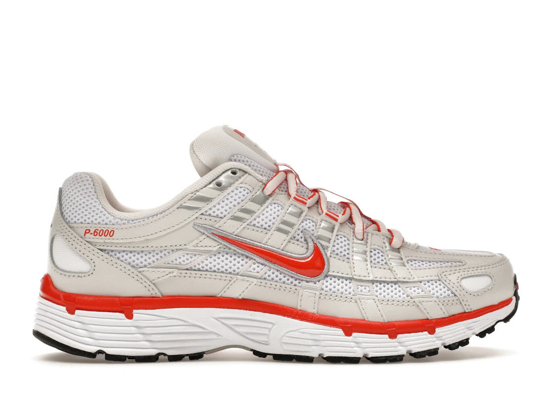 Nike P-6000 White Platinum Tint Black Picante Red (W)
