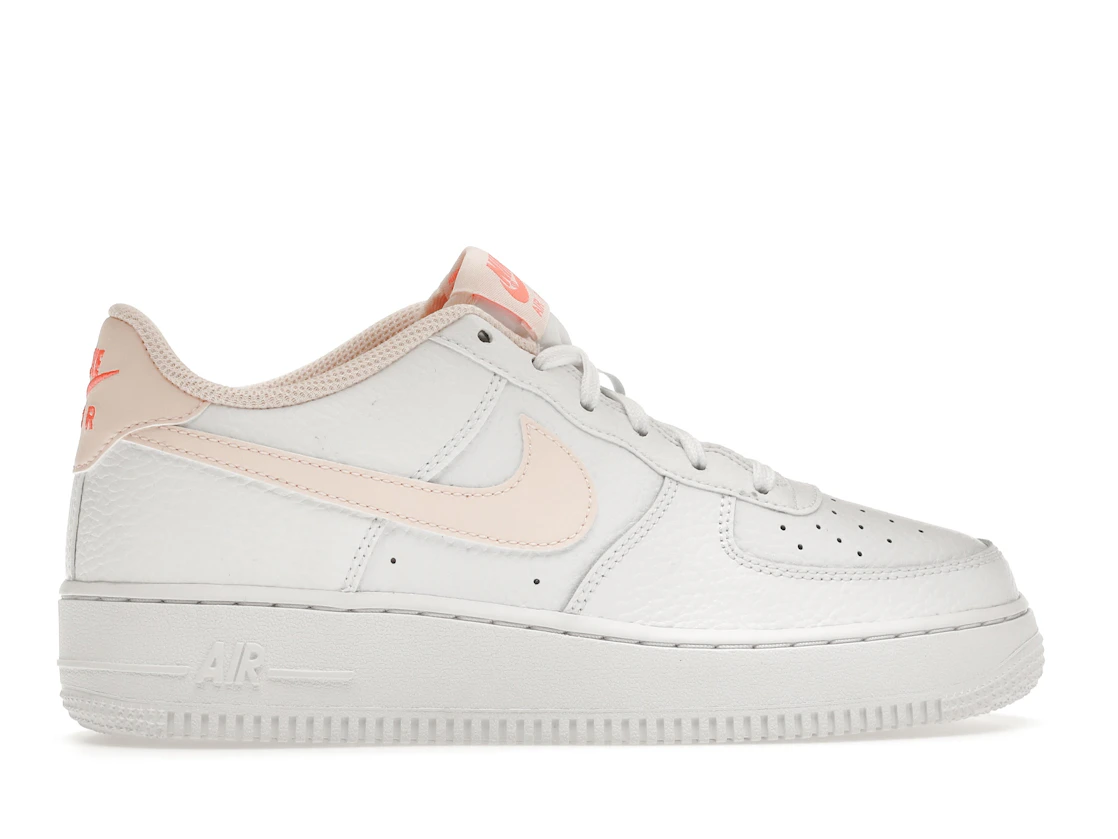 Nike Air Force 1 Low White Hyper Crimson (GS)
