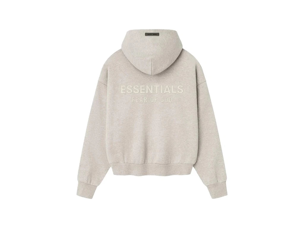 Fear of God Essentials S25 Hoodie Heather Stone