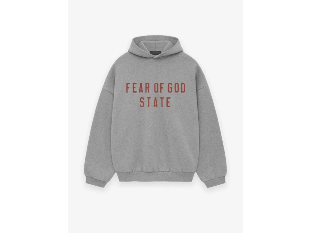 Fear of God Essentials Mikina s kapucňou FW24 Dark Heather State