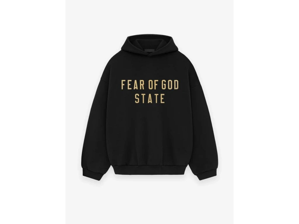 Fear of God Essentials FW24 Black Yellow State – Celý Set