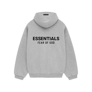 Fear of God Essentials S24 Fleece Hoodie Light Heather Grey