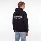 Fear of God Essentials S24 Fleece Hoodie Black 192HO246250F ADONIO