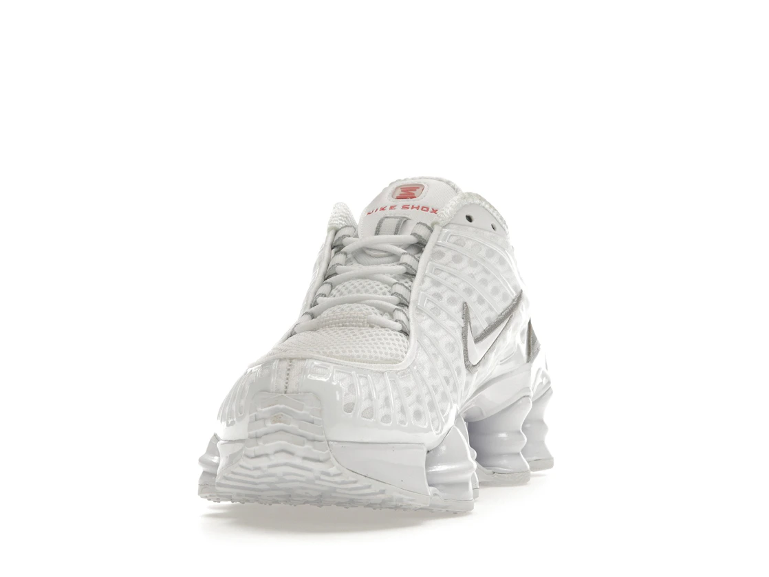 Nike Shox TL White Metallic Silver Max Orange (W)