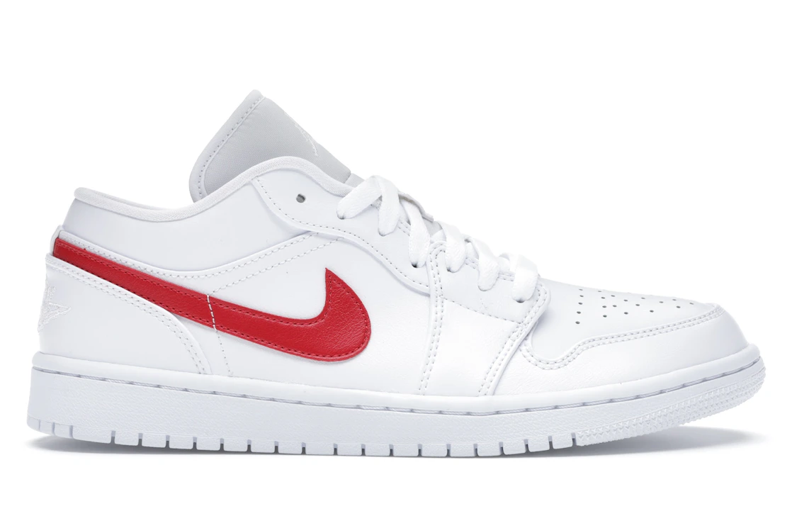 Jordan 1 Low White University Red (W)