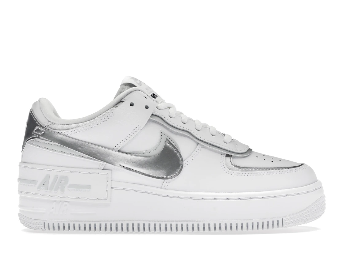 Nike Air Force 1 Low Shadow White Pure Platinum Metallic Silver (W)