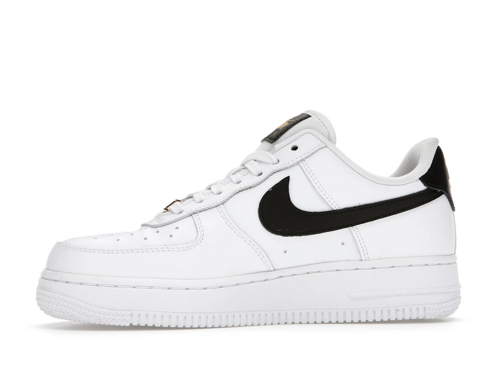 tenisky a boty Nike Air Force 1 Low '07 Essential White Black Gold Mini Swoosh (W) CZ0270-102 ADONIO