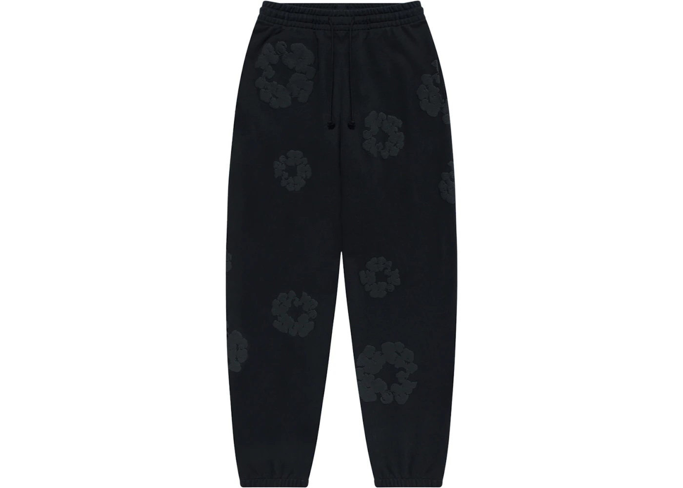 Denim Tears Cotton Wreath Tepláky Black Monochrome