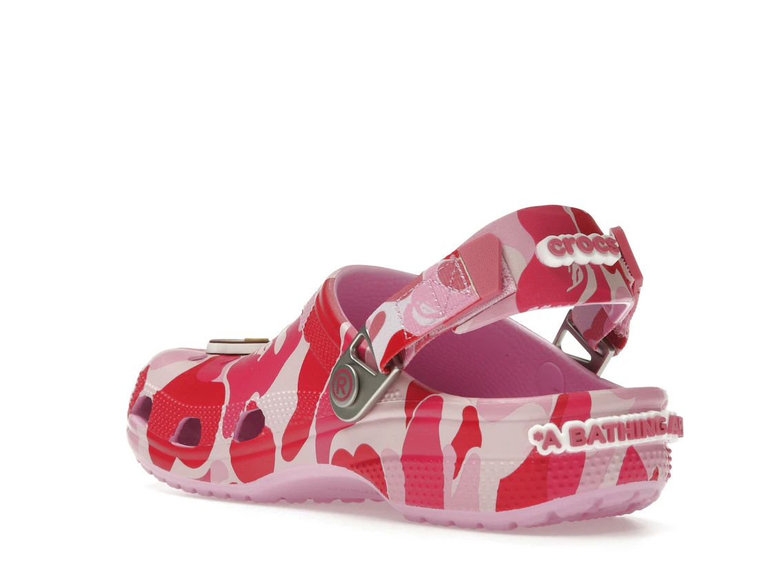 Crocs Classic Clog A Bathing Ape ABC Camo Pink