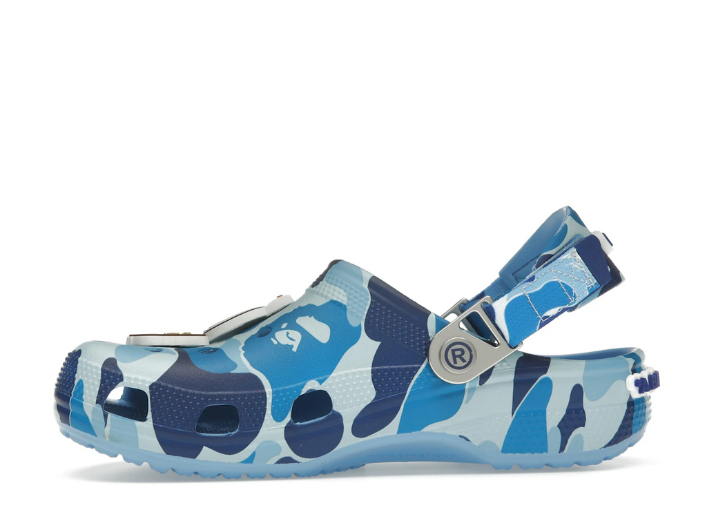 tenisky a boty Crocs Classic Clog A Bathing Ape ABC Camo Blue ADONIO
