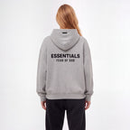 Fear of God Essentials S24 Fleece Hoodie Light Heather Grey 192HO246258F ADONIO