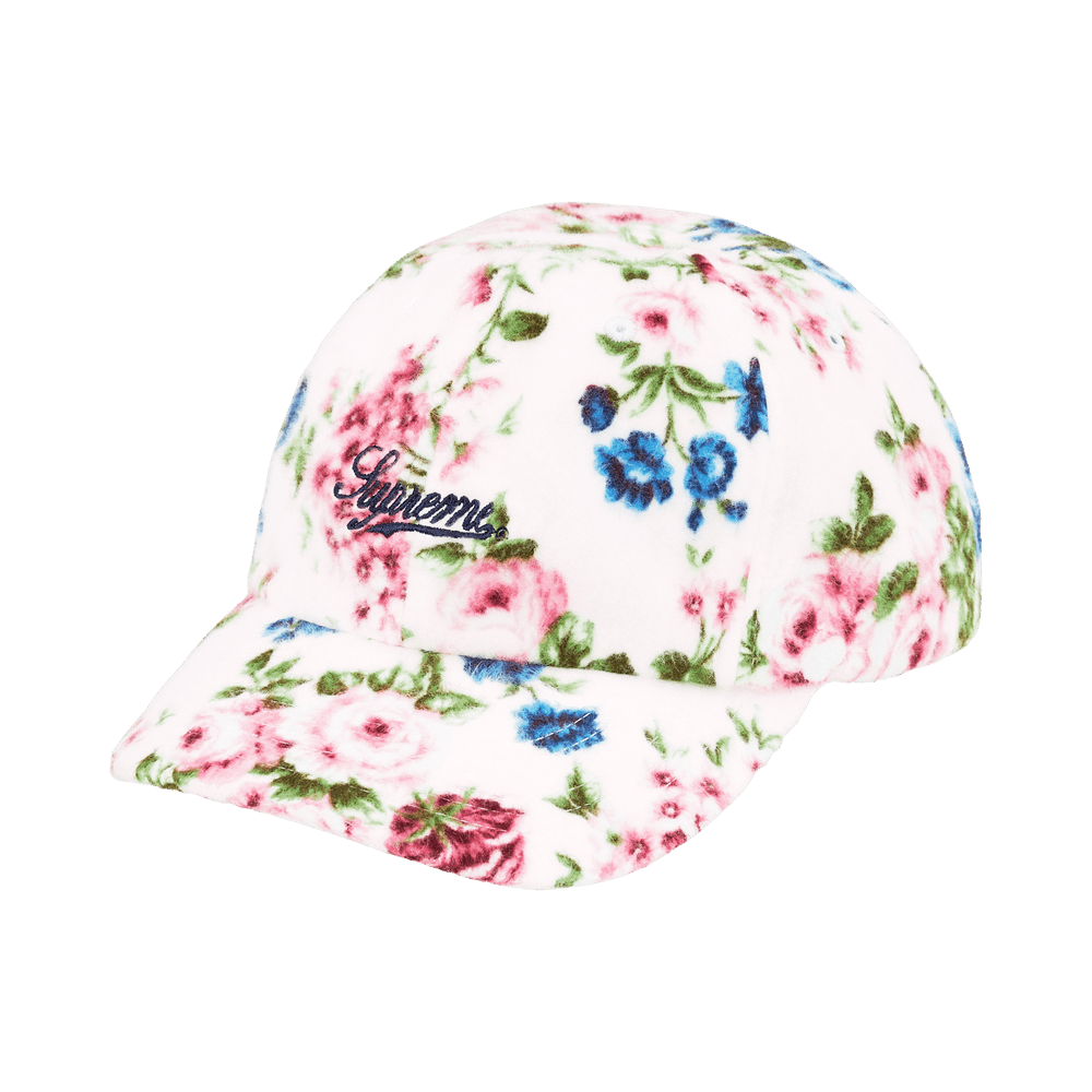 Supreme Floral Flannel 6-Panel 'White'