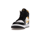 Jordan 1 Mid White Pollen Black