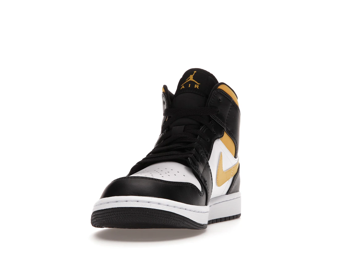 Jordan 1 Mid White Pollen Black