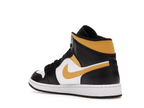 Jordan 1 Mid White Pollen Black