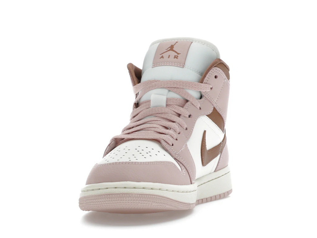 Jordan 1 Mid Pink Oxford Brown (W)