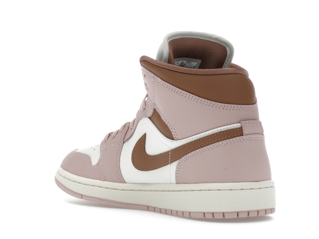 Jordan 1 Mid Pink Oxford Brown (W)