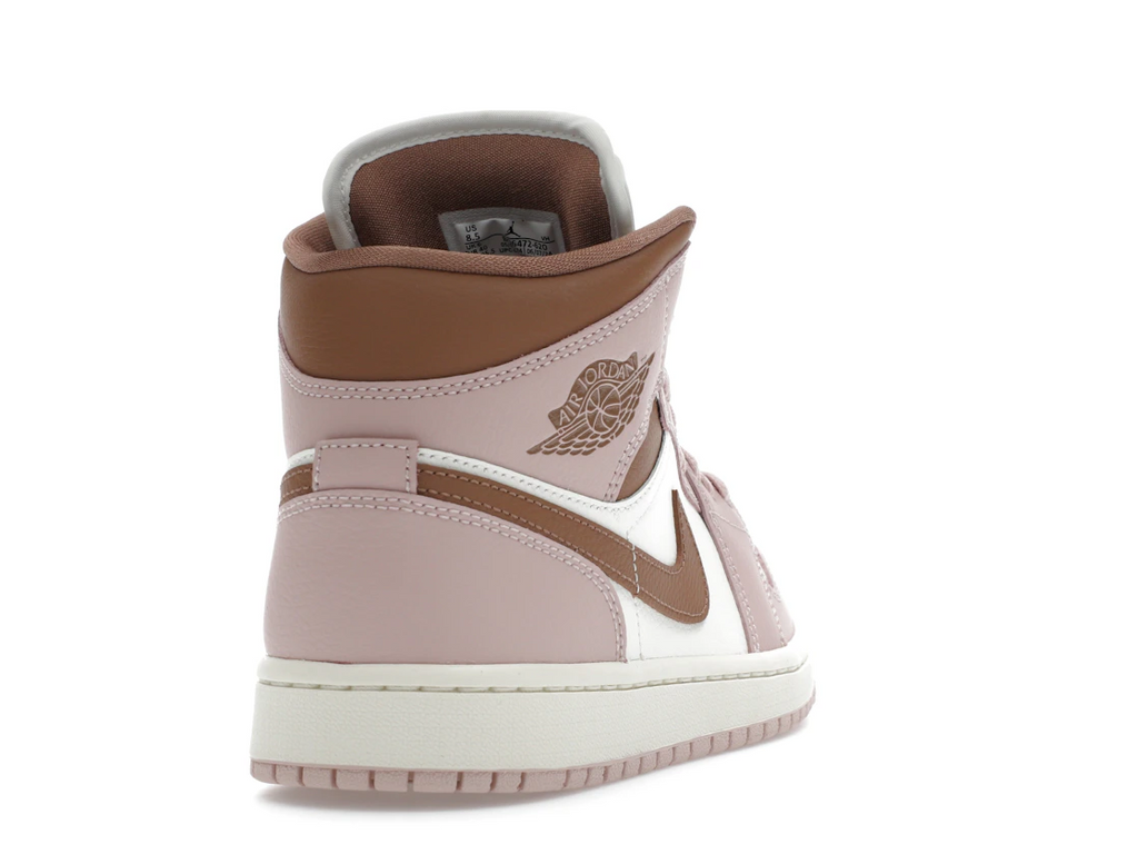 Jordan 1 Mid Pink Oxford Brown (W)