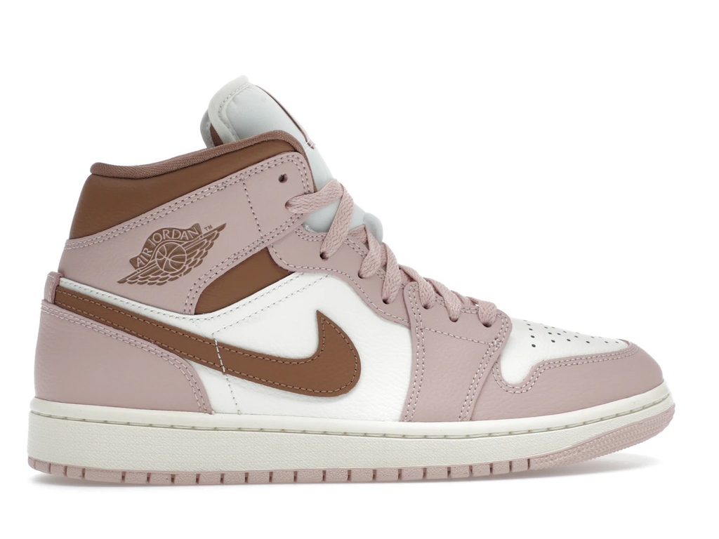 Jordan 1 Mid Pink Oxford Brown (W)