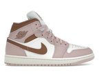 Jordan 1 Mid Pink Oxford Brown (W)