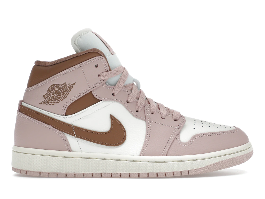 Jordan 1 Mid Pink Oxford Brown (W)