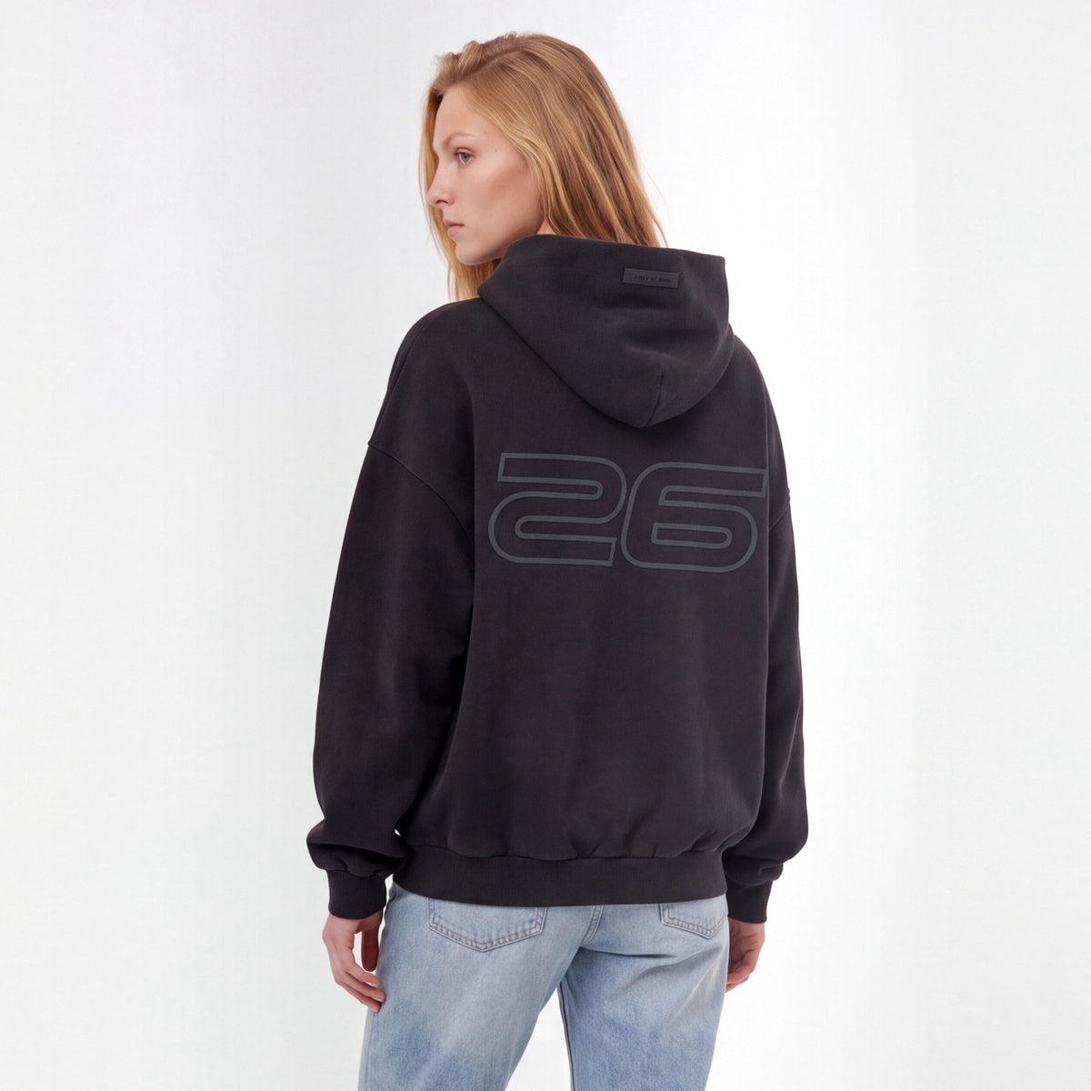 Fear of God Essentials 90s Hoodie Vintage Black ADONIO