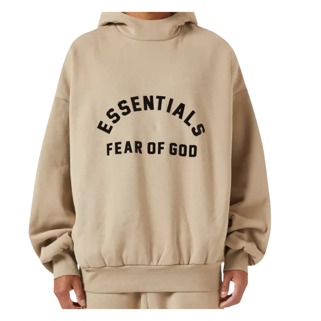 Fear of God Essentials SS23 Dusty Beige (BLACK PRINT) - Celý set ADONIO