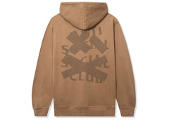 Anti Social Social Club Cancelled Tonal Hoodie Saddle