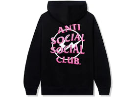 Anti Social Social Club x Fragment Precious Petals Hoodie Black Pink