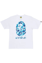 tričko BAPE ABC Camo by bathing Ape T-Shirt White/Blue ADONIO