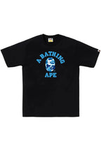 tričko BAPE ABC Camo College T-Shirt Black/Blue SS25 1L30-110-005 ADONIO