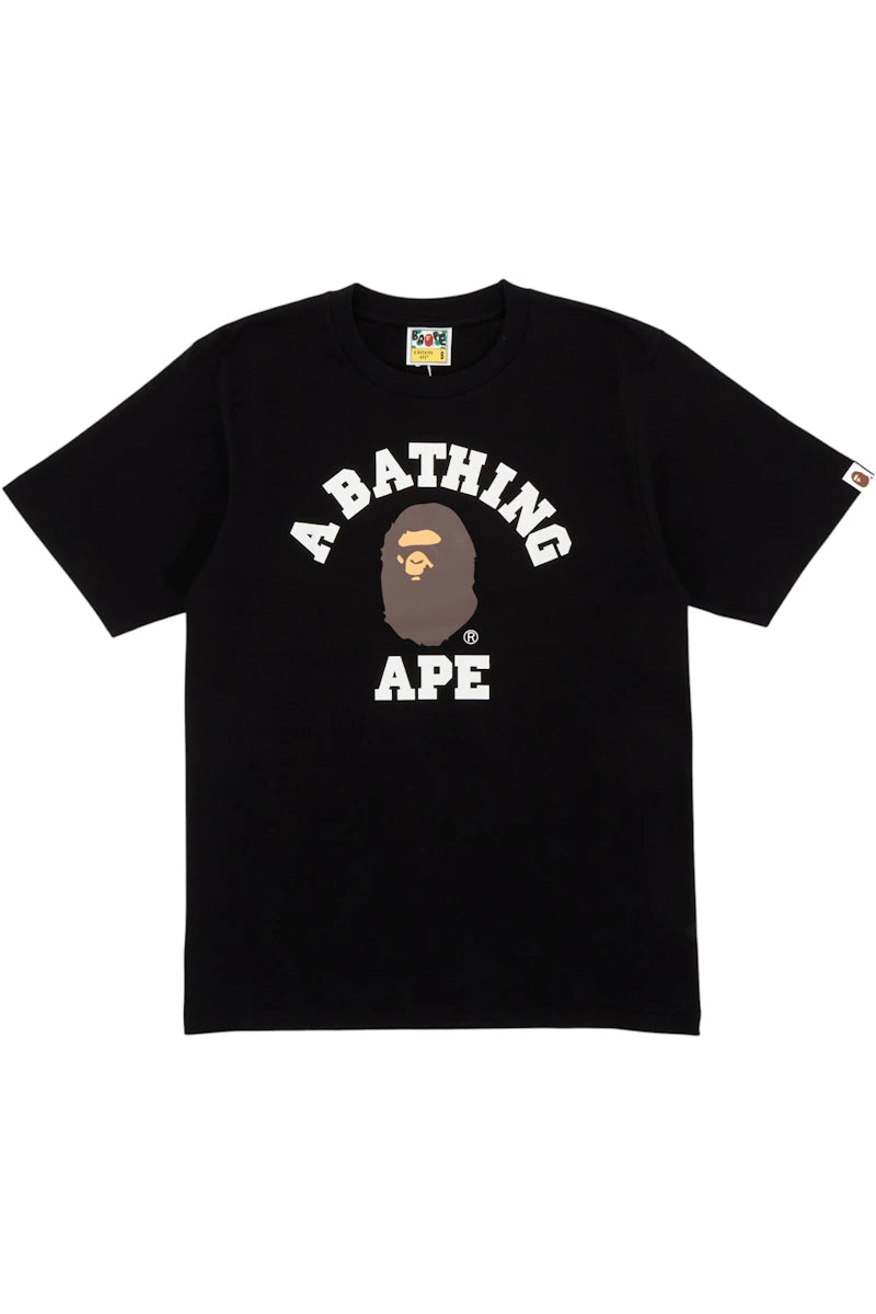 BAPE College T-Shirt Black