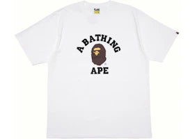 BAPE College T-Shirt White