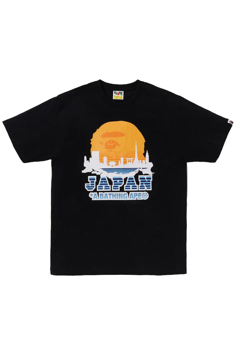 tričko BAPE Japan Silhoutte T-Shirt Black 1J22-110-077 ADONIO