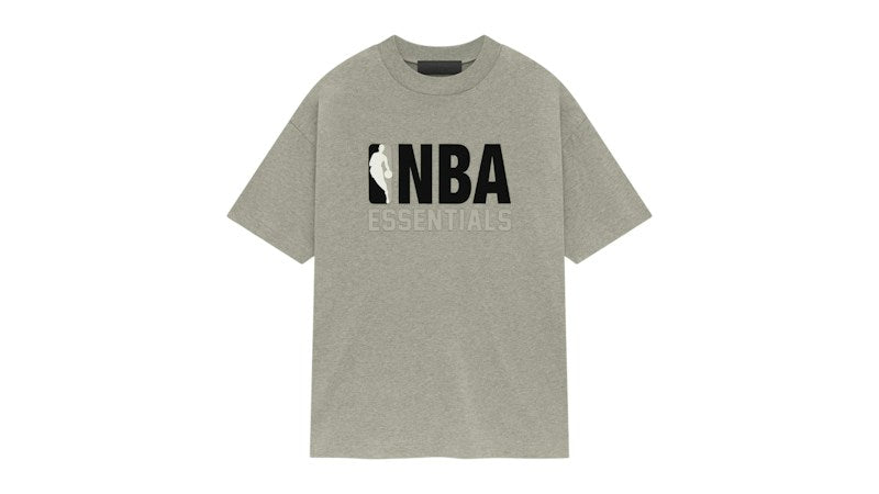 tričko Fear of God Essentials NBA T-Shirt (SS25) Warm Heather Grey ADONIO