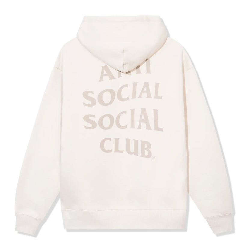 Anti Social Social Club Cancelled Tonal Hoodie Cream INS-710442240B ADONIO