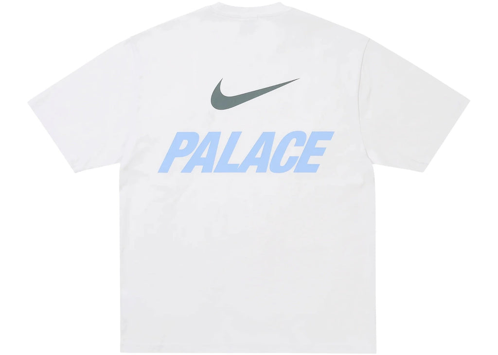 tričko Palace x Nike Font Swoosh T-shirt White ADONIO