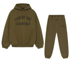 Fear of God Essentials FW24 Olive – Celý Set