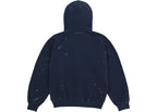 Supreme MM6 Maison Margiela Box Logo Zip Up Hooded Sweatshirt Navy ADONIO