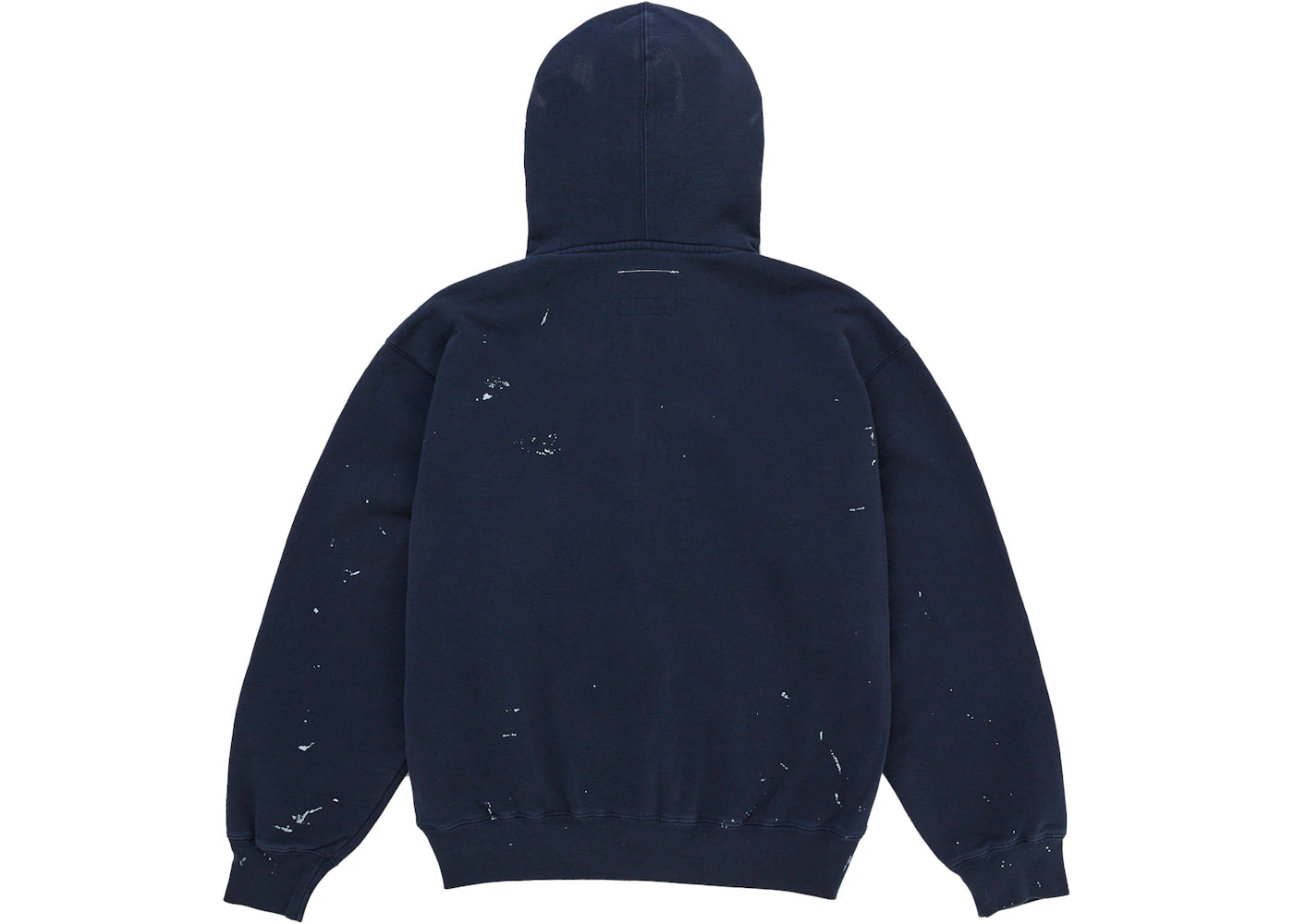 Supreme MM6 Maison Margiela Box Logo Zip Up Hooded Sweatshirt Navy ADONIO