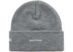 Supreme New Era Box Logo Beanie (FW25) Heather Grey