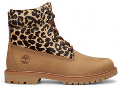 Timberland 6" Premium Boot Leopard Print Beige Nubuck (W)