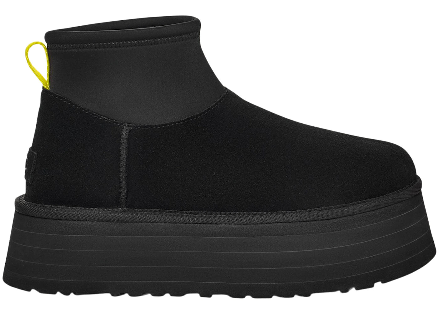 UGG Classic Mini Dipper čižmy Black Yellow